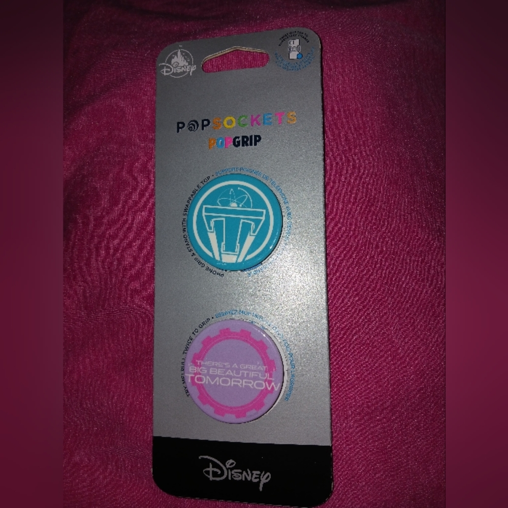 POPSOCKETS POPGRIP 2 PACK DISNEYWORLD PARKS TOMORROWLAND